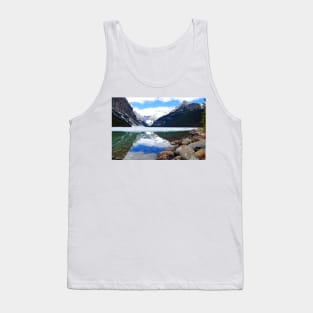 Lake Louise Victoria Glacier Alberta Canadian Rockies Canada Tank Top